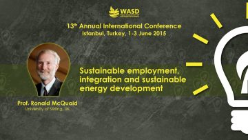 Sustainable employment, integration and sustainable energy development