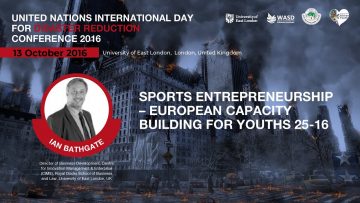 Sports Entrepreneurship: European capacity building for youths 16-25 – Ian Bathgate