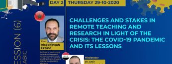 Challenges & stakes in remote teaching and research in light of the crisis – Prof Abdelfattah Ezzine