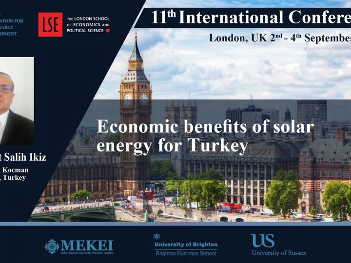Economic benefits of solar energy for Turkey